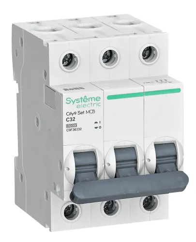 Автоматический выключатель Systeme Electric City9 Set 3P 32A