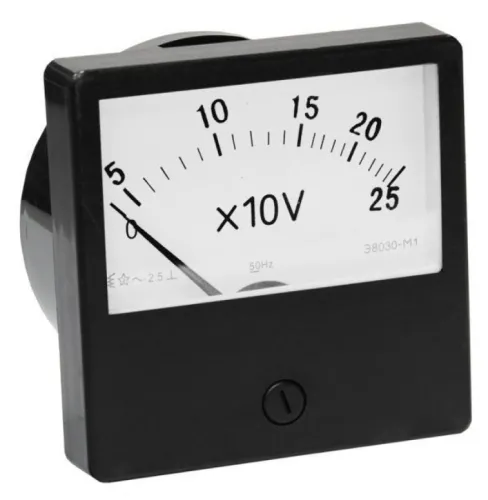 Вольтметр Техэнерго Э-8030-М1, аналоговый, 250В, черный, te00125942