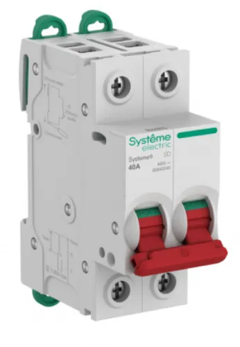 Выключатель разъединитель Systeme Electric Systeme9, 2Р 40А 400В