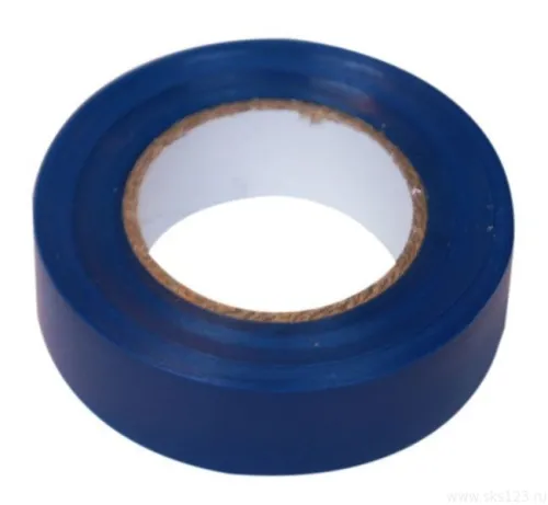 Изолента ПВХ IEK UIZ-20-10-K07, синяя, 20м