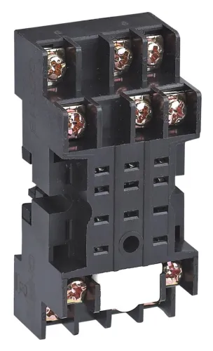 Розетка для реле CHINT / Чинт CZY14A для JZX-22F(D), в пластиковом корпусе, черный / электрика