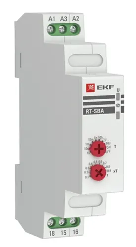 Реле времени EKF PROxima RT-SBA, задержка включения, 240В 8A