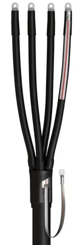 Муфта кабельная концевая КВТ 4ПКТп(б)-1-70/120(Б) нг-LS с болтовыми наконечниками, пластмассовая изоляция, 70/120мм2, 4 жилы / электрика