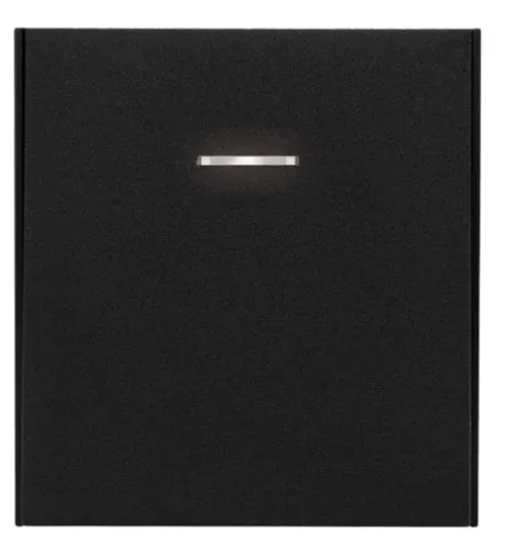 Выключатель Kranz Strong с подсветкой, 10А IP20 антрацит KR-78-0713-5