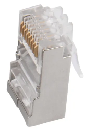 Переходник ITK разъем RJ-45 FTP кат.5E пластиковый 1шт