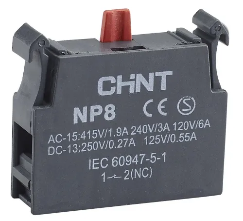 Дополнительный контакт CHINT 1НЗ для NP8, IP20, артикул 669999