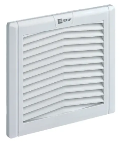 Вентиляционная решетка EKF PROxima с фильтром, EXF19, 120х120мм
