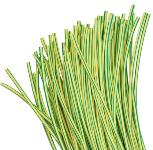 Термоусадочная трубка EKF / ЕКФ PROxima ТУТнг 4/2 полиолефин желто-зеленый, длина 1м диаметр 4(2)мм, tut-4-yg-1m, 1шт. / термотрубка