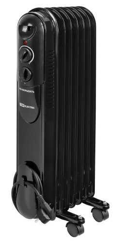 Радиатор масляный TDM Electric МО-7К, 7 секций, 1.5кВт, черный
