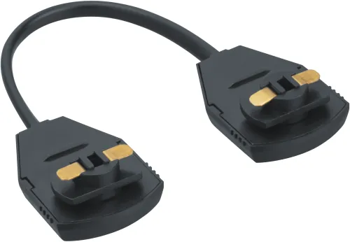 Коннектор шинопровода Navigator NLT-C-1L-AS2-BL-F черный, белый