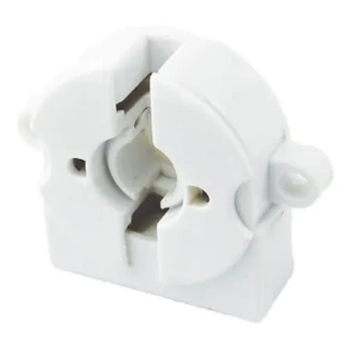 Патрон для лампы TDM Electric / ТДМ Электрик поворотный торцевой с креплением на винт, белый, G13, SQ0351-0004 / электрооборудование