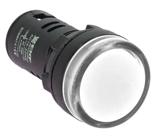 Лампа индикаторная EKF PROxima AD16-22HS, белое свечение