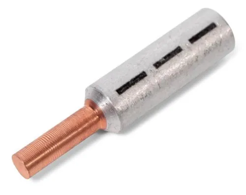 Кабельный наконечник КВТ НШАМ 25 штыревой алюмомедный, 81986, 1шт.