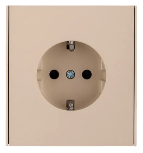 Розетка силовая Kranz Strong, с заземлением, 16А 220В, KR-78-0701-8