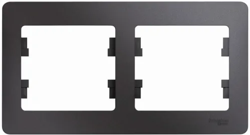 Рамка Systeme Electric Glossa GSL001302, скрытая, 2 поста