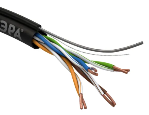 Кабель ЭРА U/UTP cat5e, 4 пары, 5.4мм, 305м, Б0044432