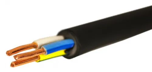 Силовой кабель Монэл ВВГнг(А)-LS 3х2.5-0.66 круглый черный, 1332К, 1м / провод