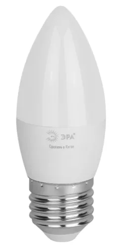 Светодиодная лампа ЭРА Green Line B35-12W-830-E27, 3000К, 1200Лм