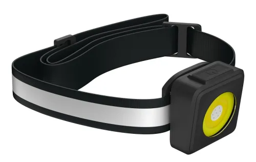 Фонарь налобный светодиодный Фотон SA-890 аккумуляторный Li-Pol 600 мАч, 3 режима, светоотражающее покрытие эластичного ремня, LED 3Вт, 25904 / на голову