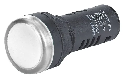 Лампа сигнальная CHINT ND16-22D/2 светодиодная, IP40, белая