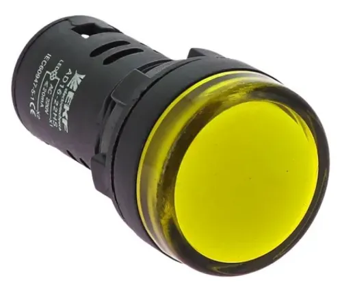 Лампа сигнальная EKF PROxima AD16-16HS светодиодная, желтая