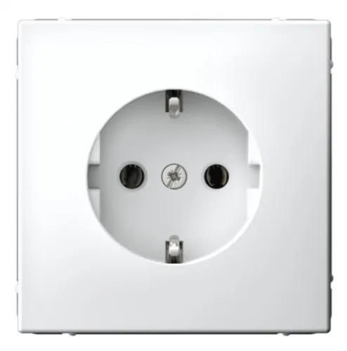 Розетка силовая штепсельная Systeme Electric / Систем Электрик ArtGallery механизм, 16А 250В IP20 белый с заземлением, GAL000143 / электрооборудование