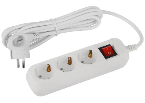 Удлинитель бытовой ЭРА UDL-16-330-ES Greenline, 3м, 3 розетки