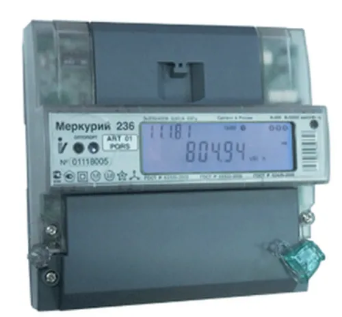 Электросчетчик Меркурий 236 ART-03 PQRS, RS-485, 380В, 5-10А