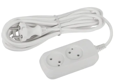 Удлинитель ЭРА UDL-10-250 Greenline без заземления 5м 2 розетки