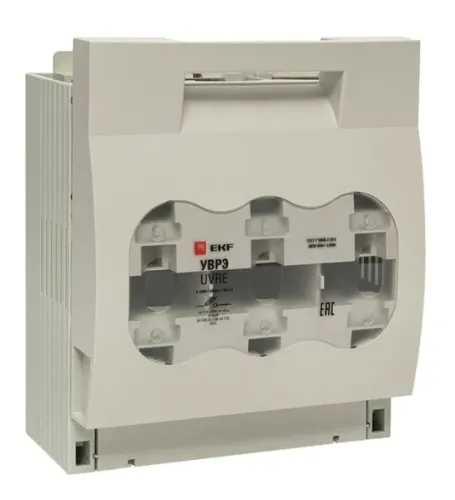 Выключатель нагрузки EKF / ЕКФ УВРЭ 630А откидного типа под предохранители ППН габарит 3, uvre-630 / разъединитель