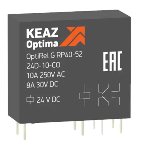 Реле промежуточное КЭАЗ OptiRel G RP40-52 281019