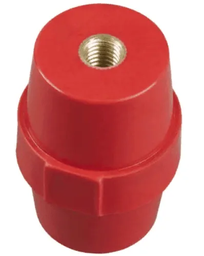 Изолятор IEK SM51(М8) для шин YIS11-51-15, красный