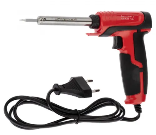 Паяльник электрический REXANT / Рексант Профи пистолет импульсный двухрежимный с индикатором включения, 30/70Вт 230В, нагрев за 8мин., 12-0161-1 / электроинструмент