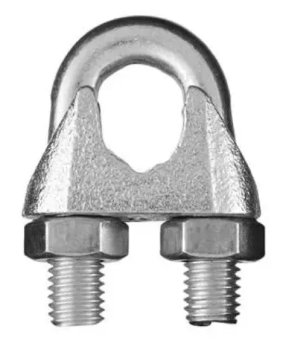 Зажим для троса EKF / ЕКФ, из алюминия, DIN 741, диаметр 4мм / оснастка