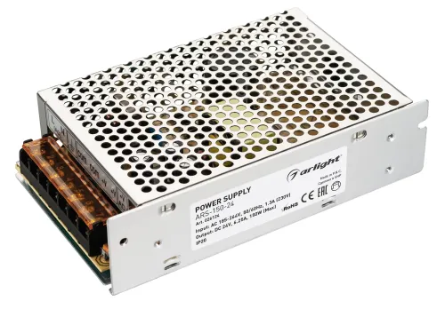 Блок питания Arlight ARS-150-24, 150Вт 24В 6.25А IP20, Китай