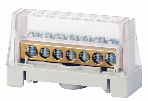 Клеммная колодка DKC серая, 1 полюс, 11 контактов, 16-25мм²