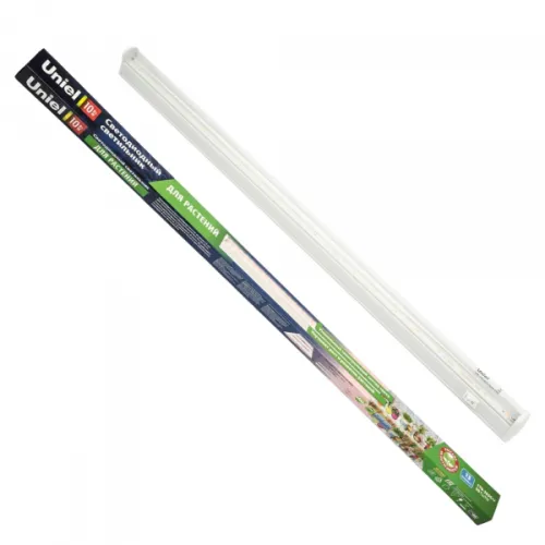 Светодиодная лампа для растений Uniel / Юниэль ULI-P12-10W/SPLE, спектр для фотосинтеза, 10Вт 265В, UL-00007512 / фитосветильник для рассады