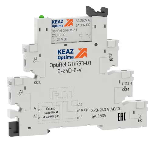 Релейный модуль КЭАЗ OptiRel G RM38-51-220-240U-6-V-CO-S
