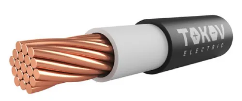 Силовой кабель TOKOV ELECTRIC ВВГнг(А)-LS 1х95, 1кВ, черный, 1м