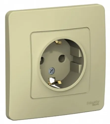 Розетка Systeme Electric Blanca 16А 250В IP20 бежевая СУ
