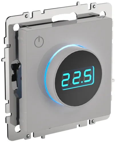 Термостат IEK Brite ТС10-1-БрБ, 16А, 3500Вт, белый