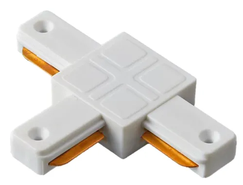 Коннектор для шинопровода Jazzway / Джазвэй PTR P CT-WH для трековых систем, белый / аксессуары для освещения