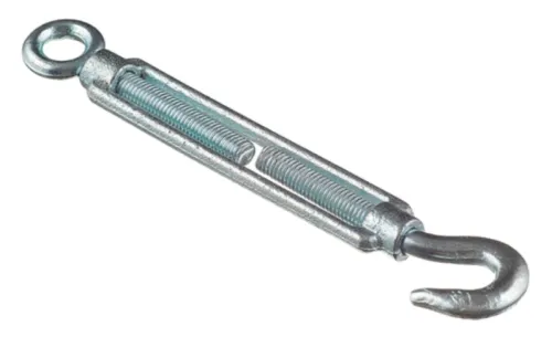 Талреп Tech-KREP / Тех Креп крюк-кольцо, DIN 1480, из оцинкованной стали, серебристый, М10 / такелаж