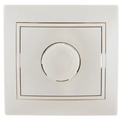 Диммер Lezard / Лезард Mira поворотный, жемчужно-белый перламутр, скрытая установка мощностью 800Вт 250В IP20 / электрика