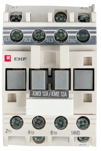 Контактор EKF PROxima AC IP20 1NО 220В 12А 50Гц, ctr-s-12-220