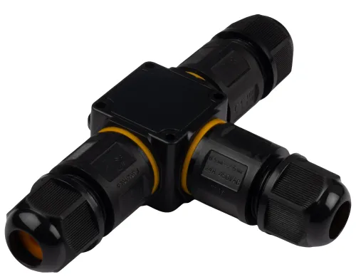Коннектор Jazzway PCC-T3-F, Т-образный, 3x2.5 24A IP68