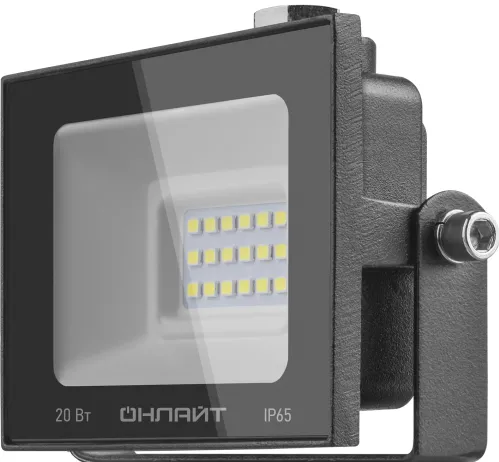 Прожектор светодиодный ОНЛАЙТ OFL-20-6K-BL-IP65-LED 61949