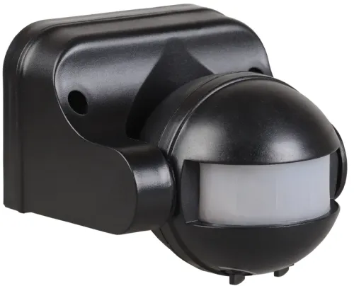Датчик движения IEK ДД-009, 1100Вт, 12м, IP44, черный