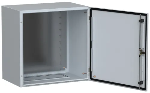 Щит распределительный IEK / ИЭК Titan 5 ЩМП-60.60.40 УХЛ1 металлический IP66, размером 600х600х400мм, серый, TI5-10-N-060-060-040-66 / электрика