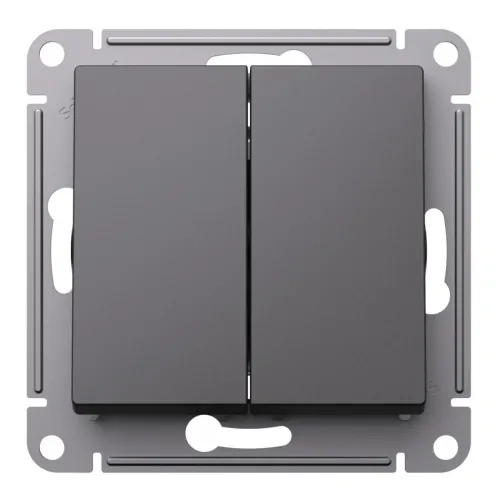 Переключатель Systeme Electric AtlasDesign двухклавишный, ATN001473